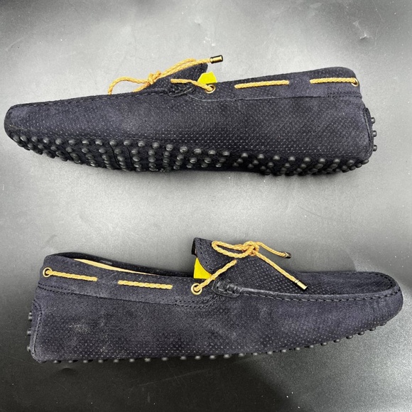 New In Box Tod’s Navy Laccetto Gommini 122 Men Size US 9.5 - Picture 2 of 8